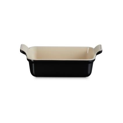 Zapékací mísa HERITAGE 19 cm, 1,1 l, BLACK ONYX, kamenina, Le Creuset