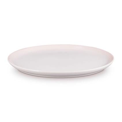 Jídelní talíř COUPE 27 cm, SHELL PINK, kamenina, Le Creuset