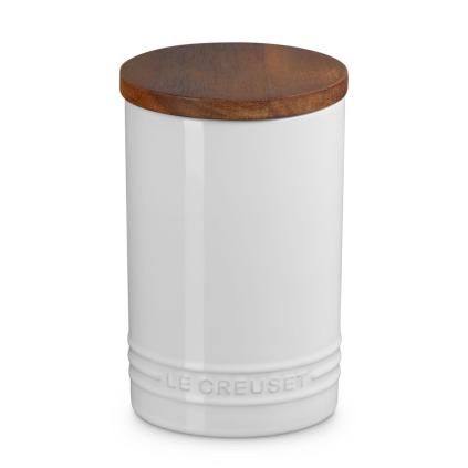 Dóza na potraviny SIGNATURE 770 ml, WHITE, kamenina, Le Creuset