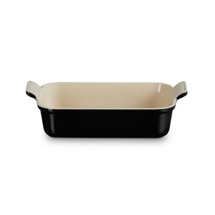 Zapékací mísa HERITAGE 26 cm, 2,4 l, BLACK ONYX, kamenina, Le Creuset