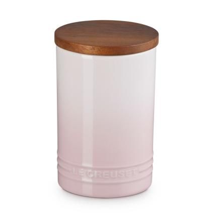 Dóza na potraviny SIGNATURE 770 ml, SHELL PINK, kamenina, Le Creuset