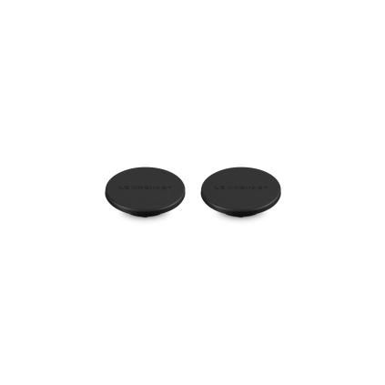Víčko na mlýnek 6,5 cm, sada 2 ks, černá, silikon, Le Creuset