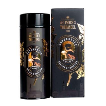 Černý čaj ICONICS KJØBMAGER BLEND 80 g, plechovka, A.C. Perch's Thehandel