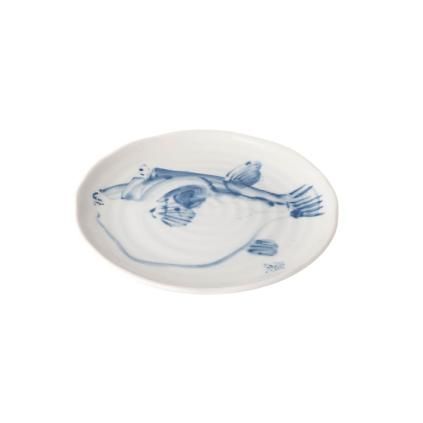 Talíř na tapas FUGU 16 cm, bílá, keramika, MIJ