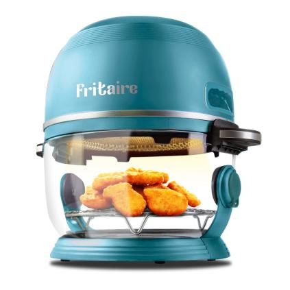 Horkovzdušná fritéza 4,8 l, tyrkysová, Fritaire