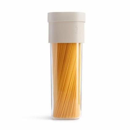 Dóza na potraviny FLIP STORAGE 1,6 l, béžová, plast, Lékué