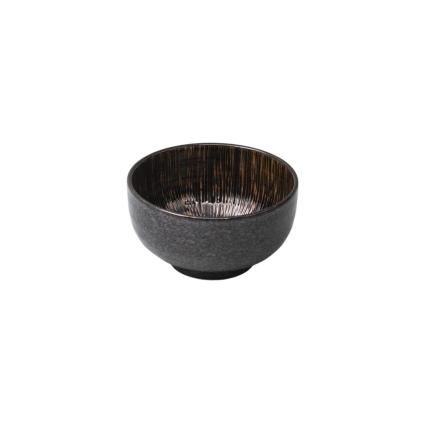 Jídelní miska BRONZE CONVERGING 16 cm, hnědá, keramika, MIJ