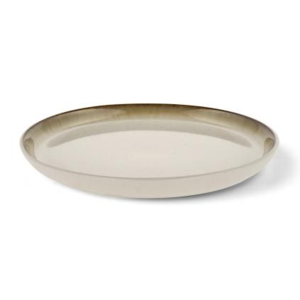 Dezertní talíř GASTRO 21 cm, bílá / krémová, kamenina, Bitz
