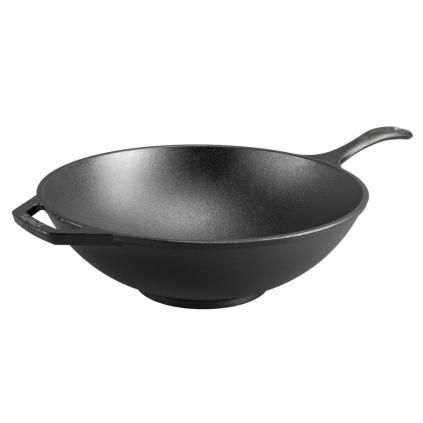 Wok CHEF COLLECTION 31 cm, litina, Lodge