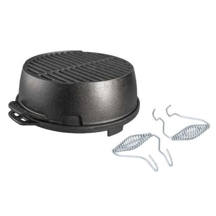 Stolní gril na uhlí 30 cm, litina, Lodge