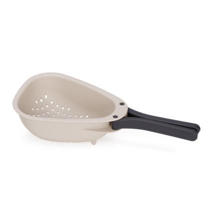 Cedník DROPLET 1000018 22 cm, bílá, plast, Joseph Joseph