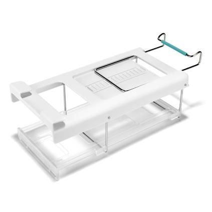Držák plechovek do lednice FRIDGESTORE 8500007 27 cm, bílá, plast, Joseph Joseph