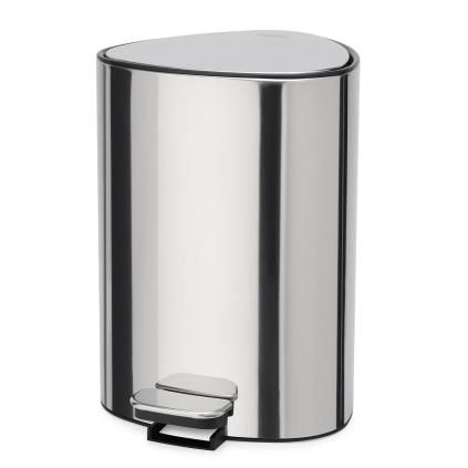 Pedálový odpadkový koš EASYSTORE LUXE 70596 5 l, stříbrná, nerezová ocel, Joseph Joseph