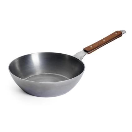 Hluboká pánev CARBON STEEL 24 cm, uhlíková ocel, WOLL