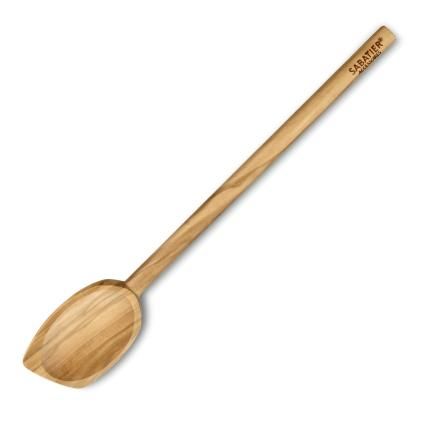 Vařečka 30 cm, plochá, hnědá, olivové dřevo, Lion Sabatier