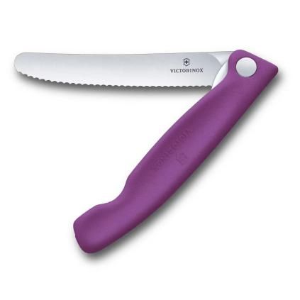 Kapesní nůž SWISS CLASSIC 11 cm, vroubkovaný, fialová, plast, Victorinox
