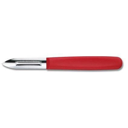 Škrabka na zeleninu 16 cm, oboustranná, červená, plast, Victorinox