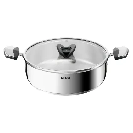 Kastrol EMOTION+ 24 cm, 3,3 l, nerez, Tefal