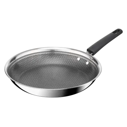 Pánev POWER 28 cm, nerez + nepřilnavá, Tefal