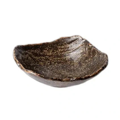 Jídelní miska TERRA 12 cm, 200 ml, hnědá, keramika, MIJ