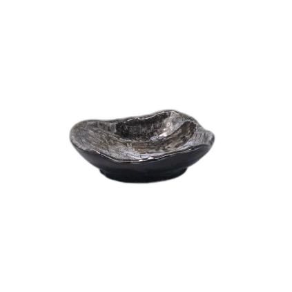 Miska na omáčku SHIRANAMI 9 cm, 60 ml, černá, keramika, MIJ