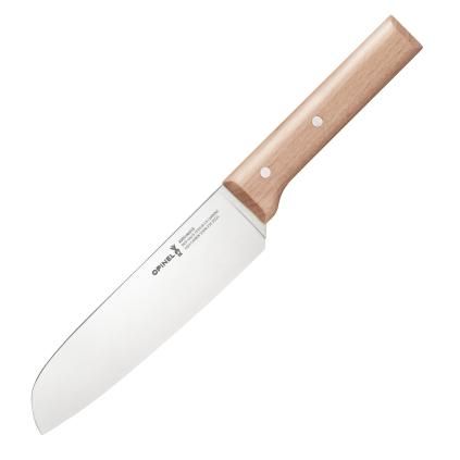 Santoku nůž N°119 PARALLÈLE 17 cm, přírodní, bukové dřevo, Opinel