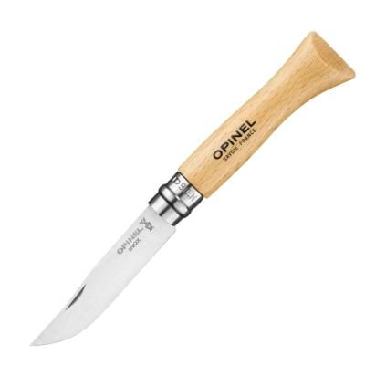 Kapesní nůž N°06 7 cm, přírodní, bukové dřevo, Opinel