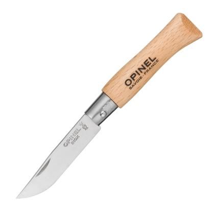 Kapesní nůž N°04 5 cm, přírodní, bukové dřevo, Opinel