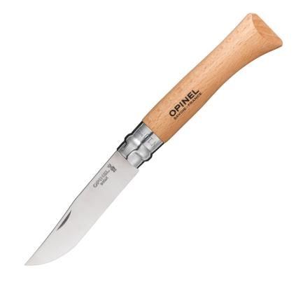 Kapesní nůž N°10 10 cm, přírodní, bukové dřevo, Opinel