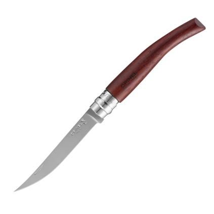 Kapesní nůž N°10 EFFILÉ 10 cm, hnědá, dřevo padouk, Opinel
