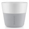 Termohrnky na kávu Lungo 230 ml 2 kusy světle šedé Eva Trio