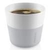 Termohrnky na kávu Lungo 230 ml 2 kusy světle šedé Eva Trio