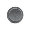 Jídelní talíř CRAFT BLACK 24,5 cm, nepravidelný, MIJ