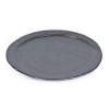 Jídelní talíř CRAFT BLACK 24,5 cm, nepravidelný, MIJ