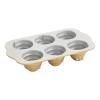 Forma na pečení BEEHIVE BUNDT, na 6 ks, včelí úly, zlatá, Nordic Ware
