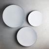 Dezertní talíř EQUINOXE 21,5 cm, bílá White Cumulus, REVOL