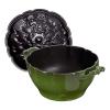 Hrnec 22 cm, 3 l, tvar artyčoku, zelená, litina, Staub