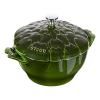 Hrnec 22 cm, 3 l, tvar artyčoku, zelená, litina, Staub