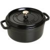 Hrnec COCOTTE 26 cm, 5,2 l, s pařákem, černá, litina, Staub