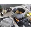Hrnec COCOTTE 26 cm, 5,2 l, s pařákem, černá, litina, Staub