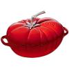 Hrnec 25 cm, 3 l, tvar rajčete, višňová, litina, Staub
