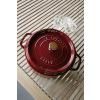 Hrnec 24 cm, 3,8 l, černá, litina, Staub