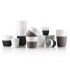 Termohrnky na kávu Lungo 230 ml 2 kusy karbonově černé Eva Trio
