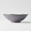 Jídelní miska AKANE GREY 24/22 cm, nepravidelná, MIJ