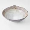 Jídelní miska AKANE GREY 24/22 cm, nepravidelná, MIJ