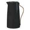 Vakuový džbán EMMA 1,2 l, na kávu, černá, nerezová ocel, Stelton