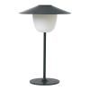 Přenosná stolní lampa ANI LAMP, LED, tmavě šedá, Blomus