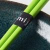 Jídelní hůlky CHOPSTICKS, lakované, zelená, MIJ