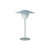 Stojací lampa, LED, přenosná, střední, šedá, Blomus