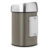 dotykovy odpadkovy kos touch bin brabantia platinovy 3 l 3